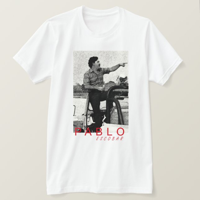 Camiseta Pablo Escobar (Anverso del diseño)