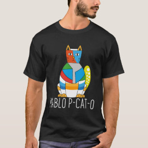Camiseta Pablo P-Cat-O Famoso Artista Picatsso - Profesor d
