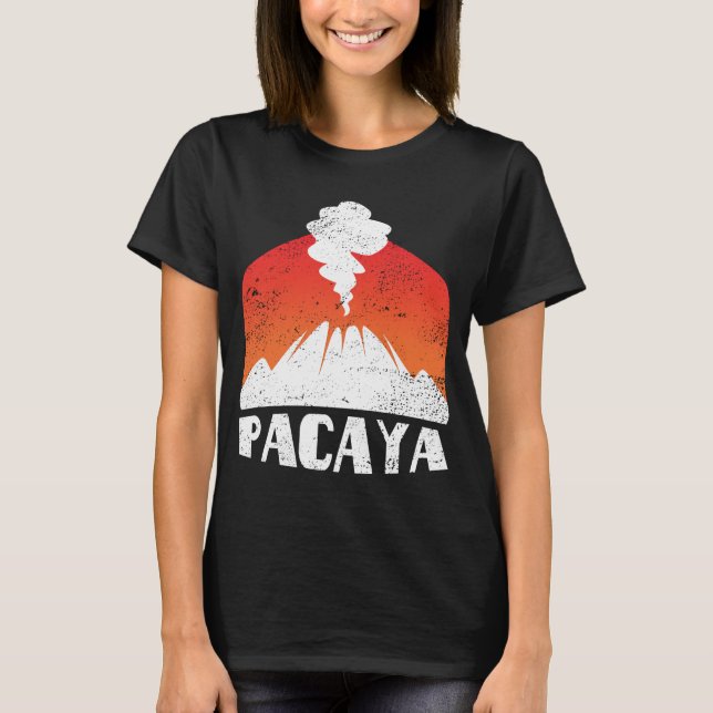 Camiseta Pacaya  TShirt Volcano Eruption Shirt Volcanic (Anverso)