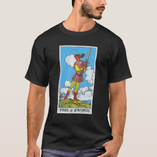 Camiseta Pace Of Swords Tarot Card Occult Beliefs Divinatio