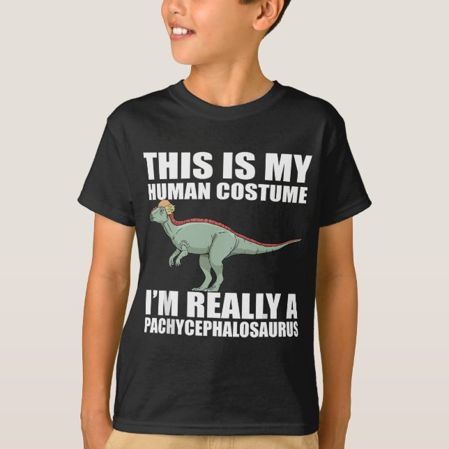 Camiseta Pachycephalosaurio Costume Dinosaurio (Anverso)