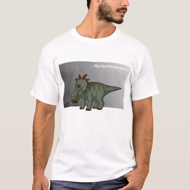 Camiseta Pachyrhinosaurio Dinosaurio (Anverso)
