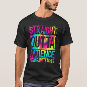 Camiseta Paciencia directa fuera cuarto grado profesor prim