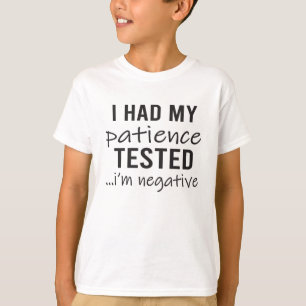 Camiseta Paciencia negativa