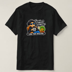 Camiseta paciencia tranquila para invertir a largo plazo