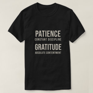 Camiseta Paciencia y Gratitud - Sabr y Shukr Islámico