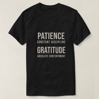 Camiseta Paciencia y Gratitud - Sabr y Shukr Islámico