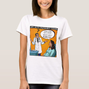 Camiseta Paciente de cáncer incurable abrumado por el diagn