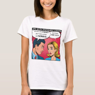Camiseta Paciente de cáncer Sarcástico incurable en quimiot