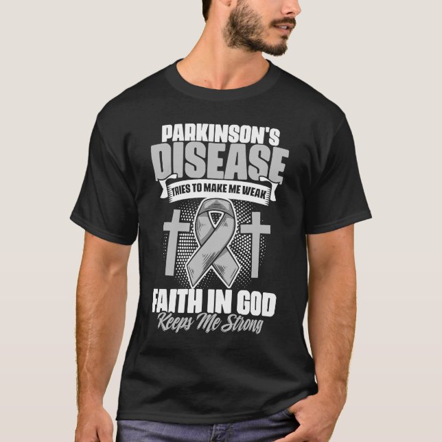 Camiseta Pacientes con fe en Dios luchadores contra la enfe (Anverso)
