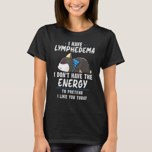Camiseta Pacientes con linfedema de linfedema de guerrero l