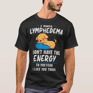 Camiseta Pacientes con linfedema de linfedema de guerrero l