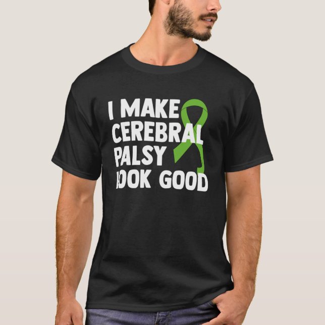 Camiseta Pacientes con parálisis cerebral Sobreviviente CP (Anverso)
