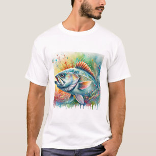 Camiseta Pacific Cod 300824AREF129 - Watercolor