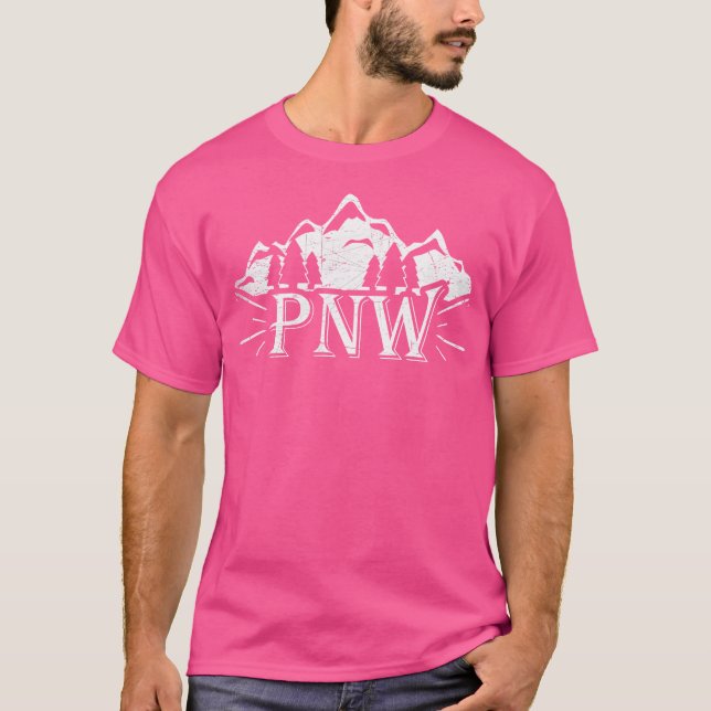 Camiseta Pacific Northwest Pnw - Senderismo por aventuras a (Anverso)