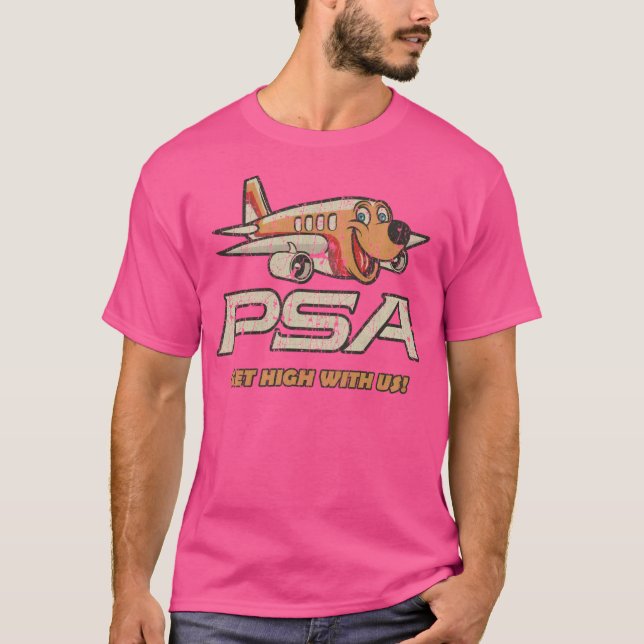 Camiseta Pacific Southwest Airlines (Psa) (Anverso)