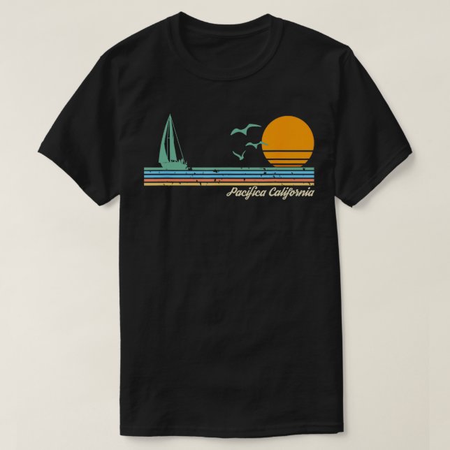 Camiseta Pacifica California (Diseño del anverso)