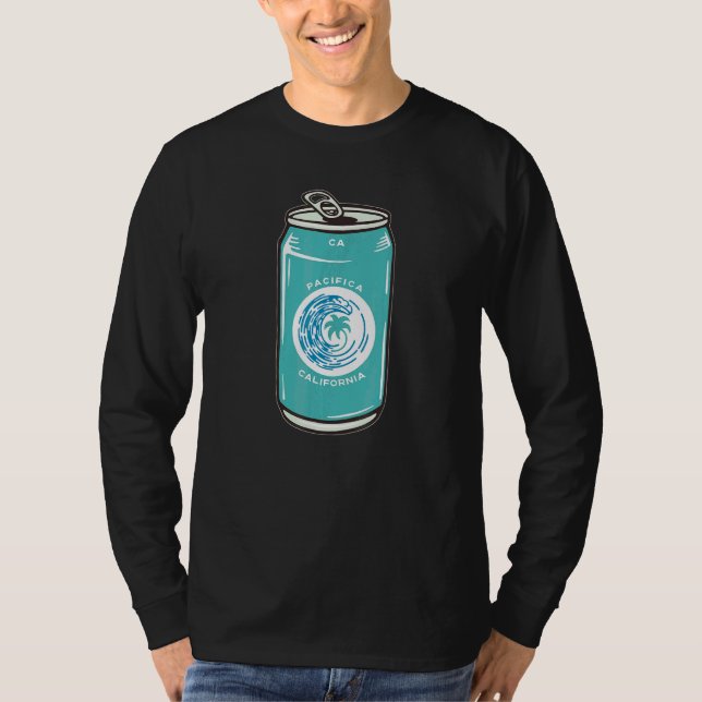 Camiseta Pacifica California Ca Cerveza Refresco Bebida Rec (Anverso)