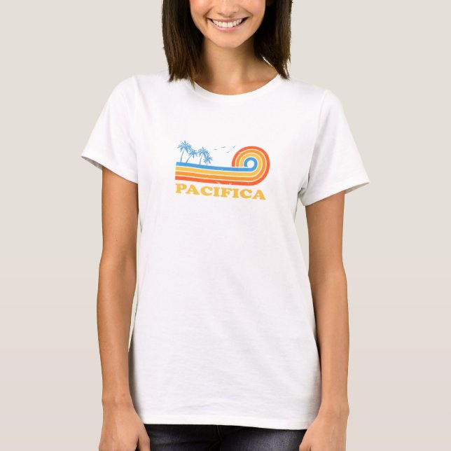 Camiseta Pacifica California Summer Ca Tropical (Anverso)