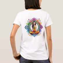 Camiseta pacífica de Yoga Mandala
