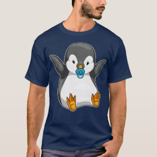 Camiseta Pacificador de bebé pingüino