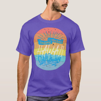 Camiseta pacífico océano hawaii surf paradisiaco T Pegatina