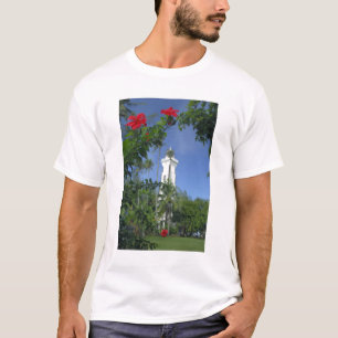 Camiseta Pacífico Sur, Polinesia Francesa, Tahití. Hibisco 