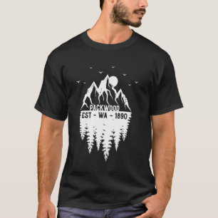 Camiseta Packwood Washington Estableció las Montañas Sou de