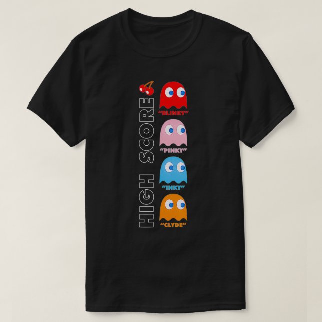 CAMISETA PACMAN4 (Diseño del anverso)