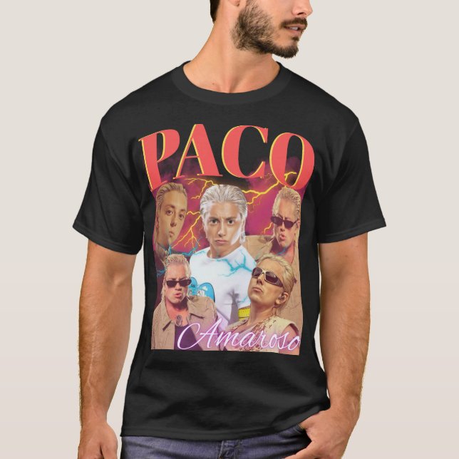Camiseta PACO Amaroso Retro Bootleg Collage T-Shirt  (Anverso)