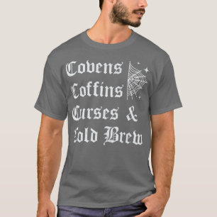 Camiseta Pactos de maldición de ataúdes y Gótico frío de Ha
