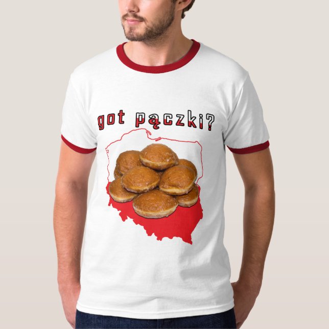 Camiseta ¿paczki conseguido? Mapa polaco (Anverso)