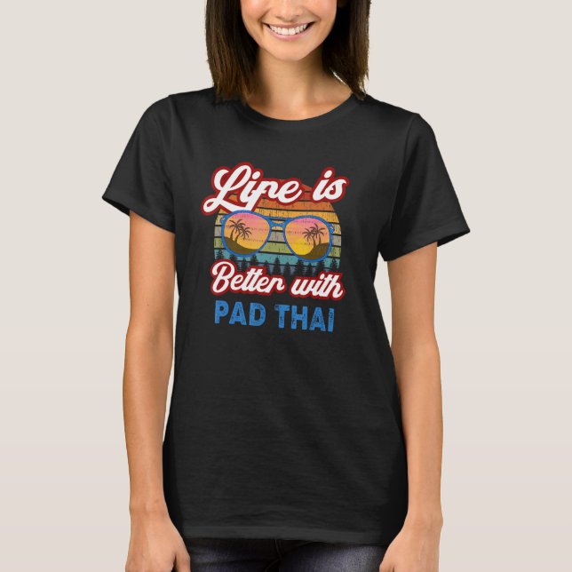 Camiseta Pad Thai con Pad Thai Pad Thai Idea Tailandesa (Anverso)