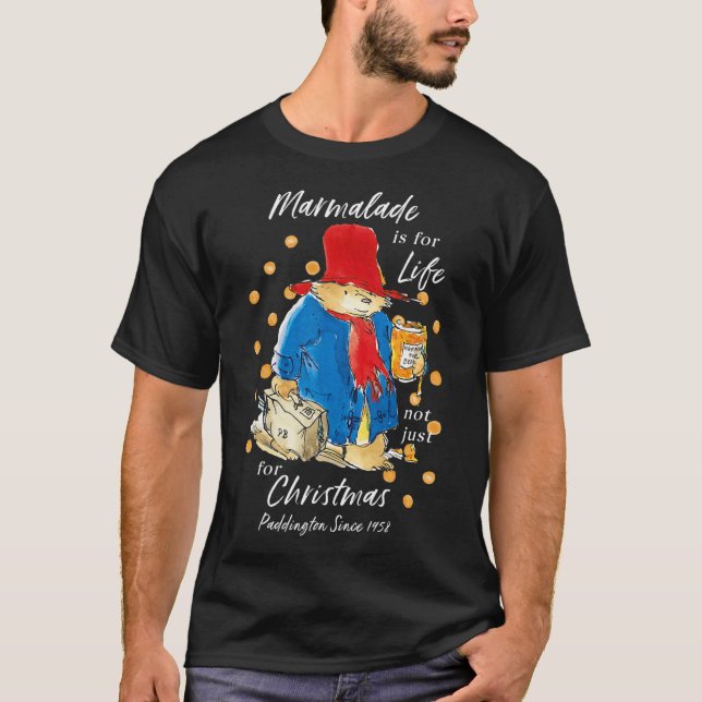 Camiseta Paddington Bear Xmas Marmalade For Life Cute Merry (Anverso)