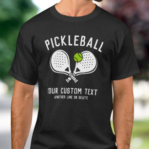 Camiseta Paddle & Ball del equipo de personalizado Pickleba