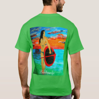 Camiseta Paddle board dawn chica atardecer