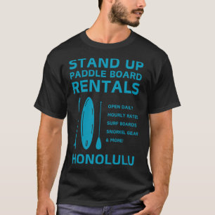 Camiseta Paddle Board Honolulu Hawaii TShirt