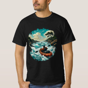 Camiseta Paddle de aguas bravas Packrafting Ríos rápidos Av