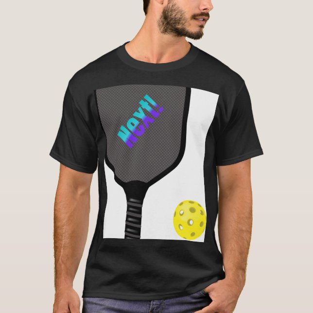 Camiseta Paddle de bolas y bolas. ¿Quién sigue? (Anverso)