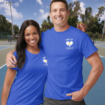 Camiseta Paddle de club de baloncesto, bola, número de nomb<br><div class="desc">Una camiseta de bola de picnic con remo cruzado, bola y texto en la parte delantera y nombre y número en la parte posterior. Perfecto para clubes, equipos de pickleball o simplemente para divertirse. Añade tu nombre de club, nombre de jugador, ciudad, estado, detalles del torneo, etc. - lo que...</div>