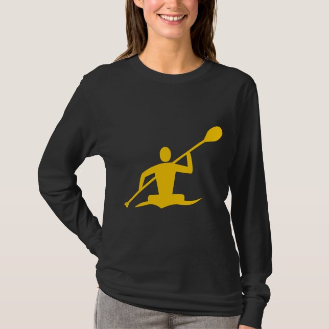 Camiseta Paddle de remo - Ámbar (Anverso)