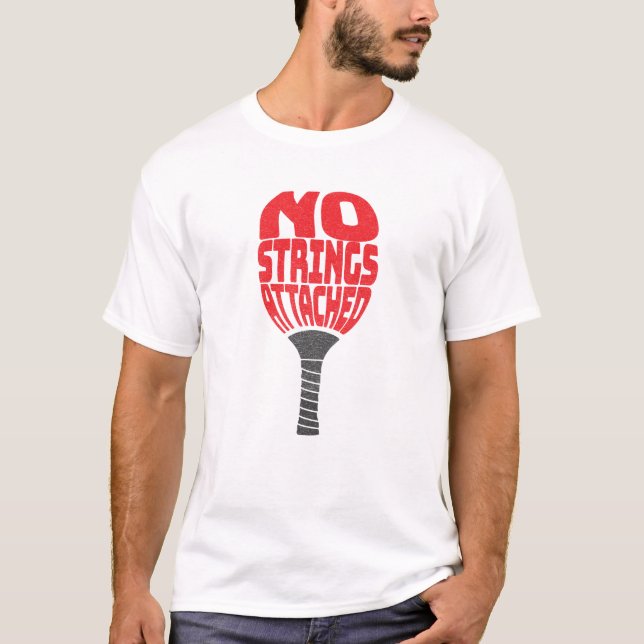 Camiseta Paddle divertida sin cuerdas (Anverso)