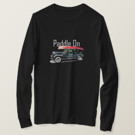 Camiseta Paddle En Diseño De Coche Clásico - T De Manga Lar