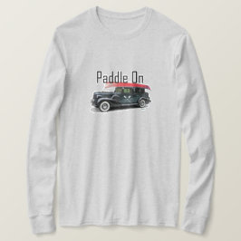Camiseta Paddle En Diseño De Coche Clásico - T De Manga Lar