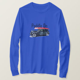 Camiseta Paddle En Diseño De Coche Clásico - T De Manga Lar