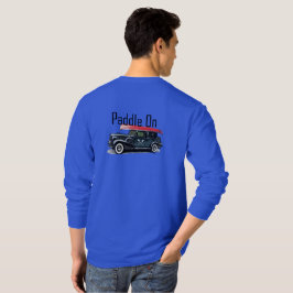 Camiseta Paddle En Diseño De Coche Clásico - T De Manga Lar