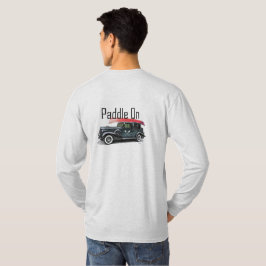 Camiseta Paddle En Diseño De Coche Clásico - T De Manga Lar