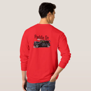 Camiseta Paddle En Diseño De Coche Clásico - T De Manga Lar