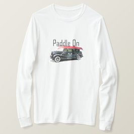 Camiseta Paddle En Diseño De Coche Clásico - T De Manga Lar