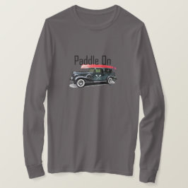 Camiseta Paddle En Diseño De Coche Clásico - T De Manga Lar